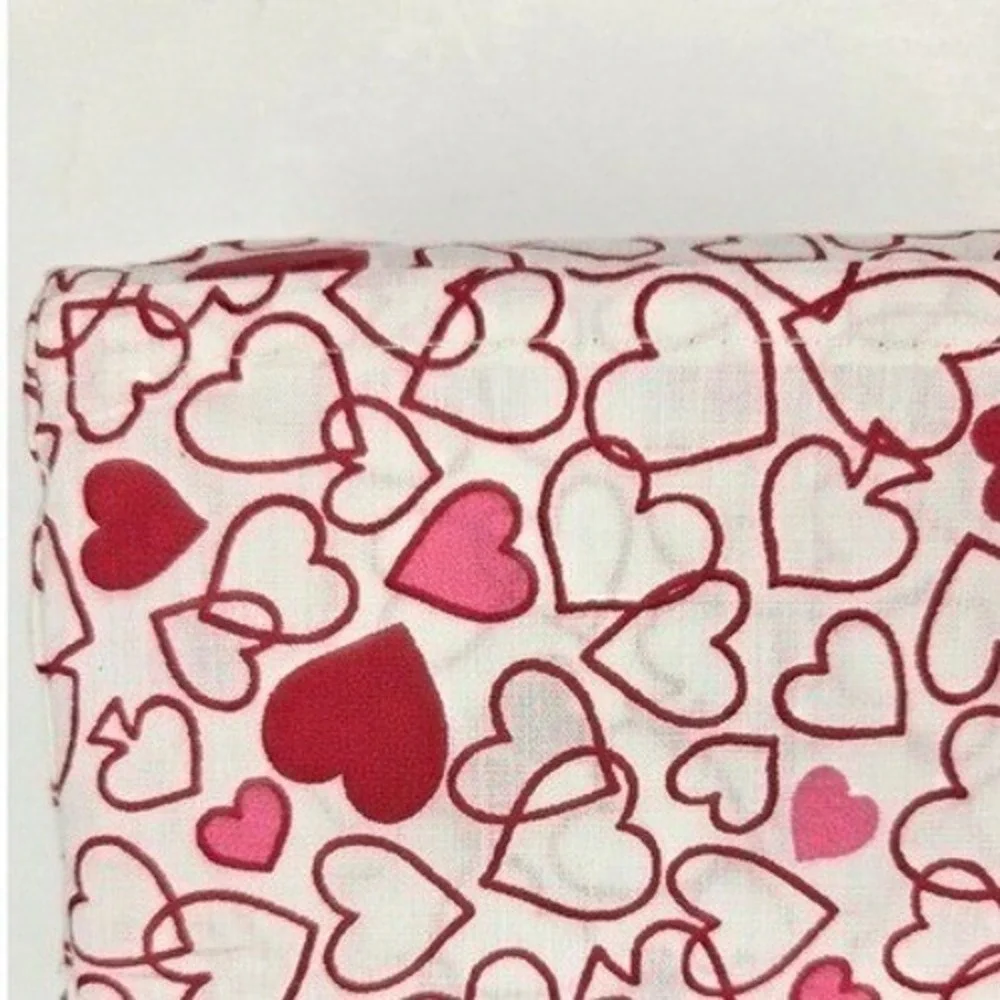 Kate Spade Full Cotton‎ Red Heart Sheet Set Valentines Day